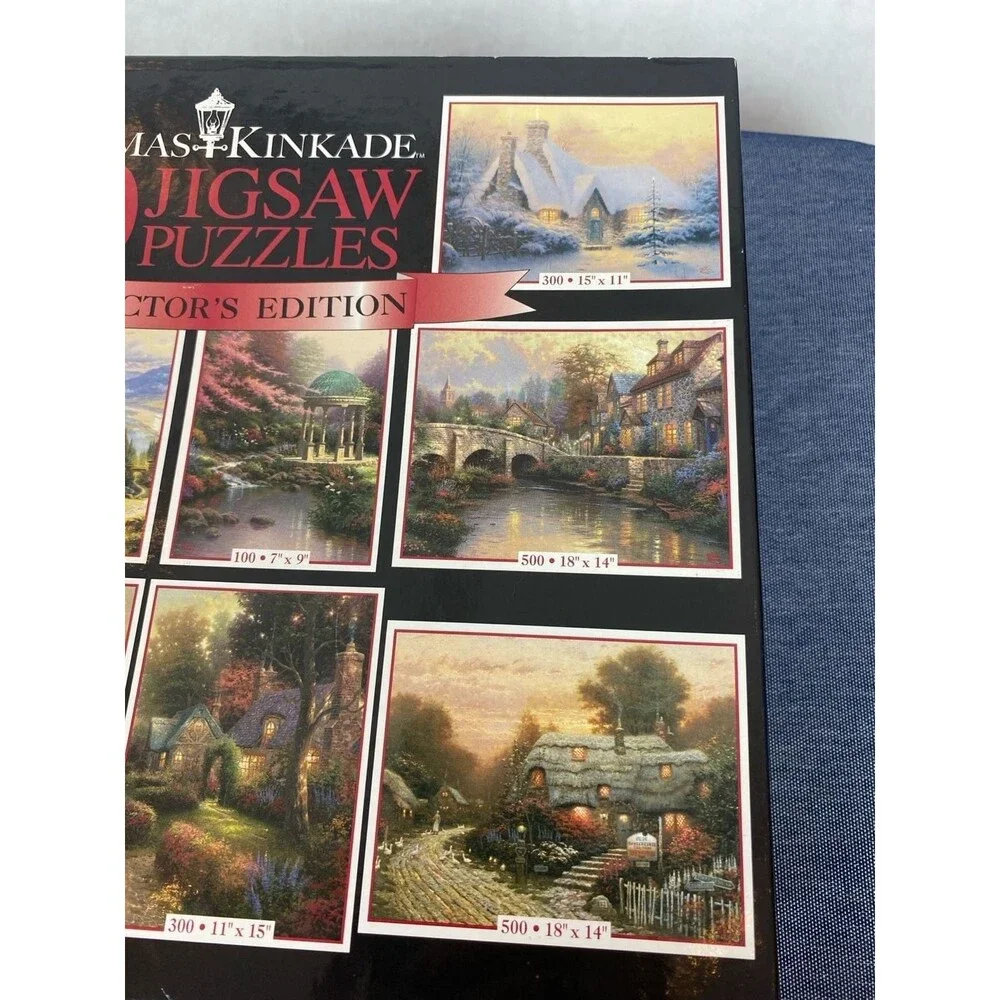 Thomas Kinkade Painter of Light 10 Jigsaw Puzzles Collector's Edition Series 5